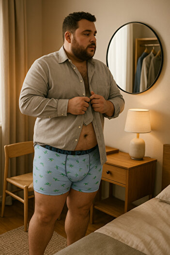 KENN PAUL 3XL–6XL Büyük Beden Boxer – Desenli, Yumuşak Pamuk, Şık Stil
