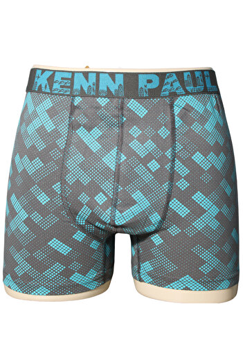 KENN PAUL Büyük Beden Erkek Boxer %95 Pamuk Konfor Esnek