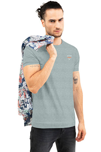 COLOR HUNT Stretch Cotton Mens Crew Neck T- Shirt with Treding Prints