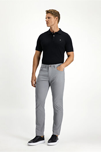 Kiğılı Relaxed Fit Comfortable Cut Lycra Canvas / Chino Pants