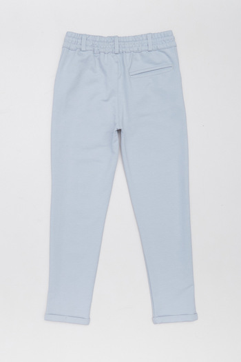 Fulla Moda Double Leg Boy's Trousers with Tie Waist