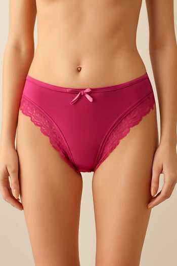 Wotrart Bikini/chiloți pentru femei cu margine din dantelă elegantă 2 bucăți - Opțiune multicoloră