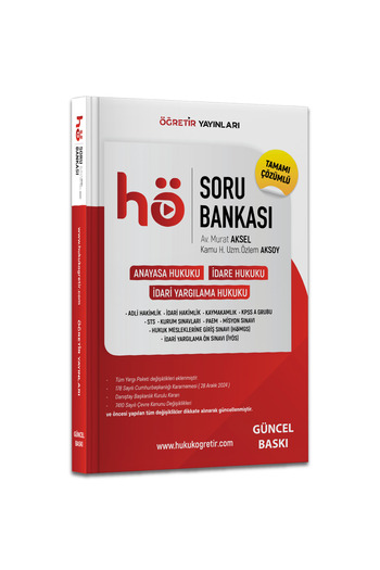 hukuk öğretir HMGS - Hukuk Mesleklerine Giriş sınavı 5'Lİ ÖZGÜN Soru Bankası Özel Set - 84 SORULUK ALAN