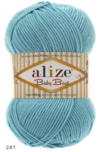 Alize Baby Best 287 - Τυρκουάζ 10% Μπαμπού / 90% Ακρυλικό - 100gr - 240m Ακρυλικό κατά της τσιμπήματος