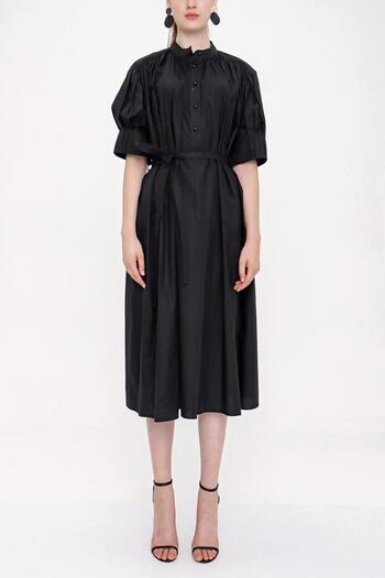 SOCIETA Gathered Dress 93945