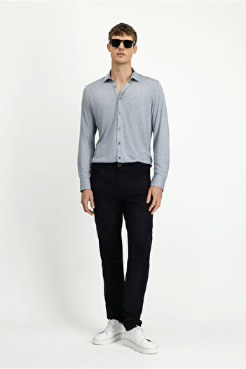 Kiğılı Slim Fit Slim Fit Lycra Canvas / Chino Trousers