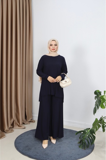 NİSUM MODA Sandy Set with Pleated Pants