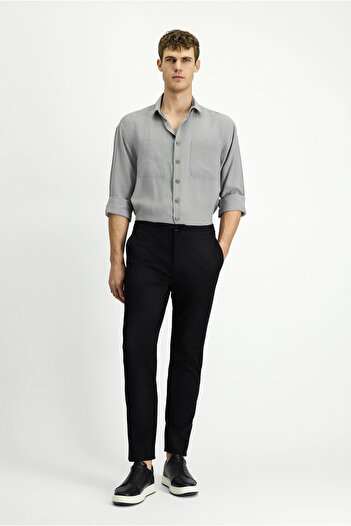 Kiğılı Slim Fit Slim Fit Lycra Drawstring Pants with Elastic Waist