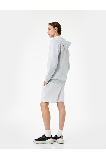 Koton Relaxed Cut Pocket Detail Lace-Up Waist Sports Shorts