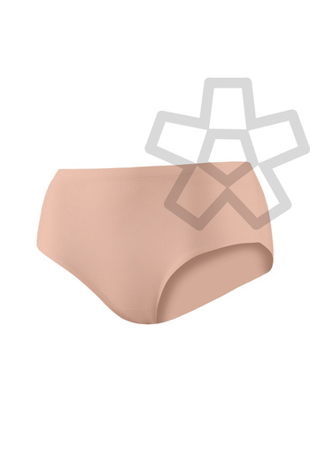 YILDIZ 100% Cotton Heart Shape High Waist Panties, Pack of 6