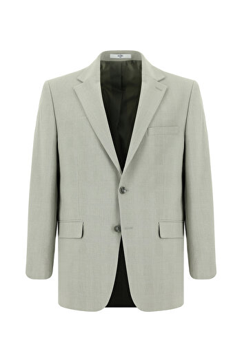 Kiğılı Relaxed Fit Classic Plaid Seersucker Jacket