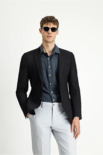 Kiğılı Jachetă Seersucker Super Slim Fit Extra Slim Fit