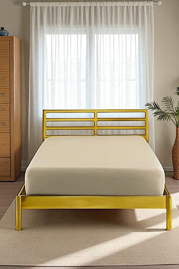 MİLAYS LİFE HOME COLLECTİON 100% Cotton Single or Double Size Fitted Bed Sheet (Fi̇tted Jersey/Combed Cotton Bed Sheet)