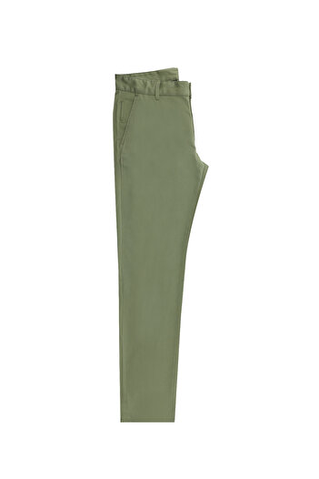 Kiğılı Regular Fit Lycra Canvas / Chino Pants