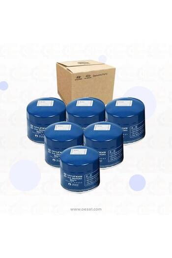 Hyundai 505 Original Oil Filter (Set of 6 Filters)