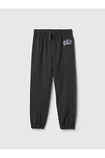 GAP Erkek Bebek Koyu Gri Relaxed Logo Pull-On Jogger Eşofman Altı