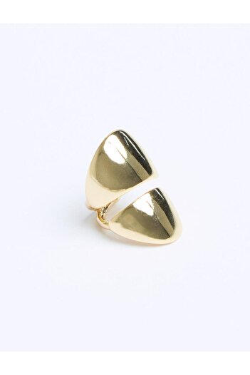 Jimmy Key Gold Color Modern Form Cartilage Earring