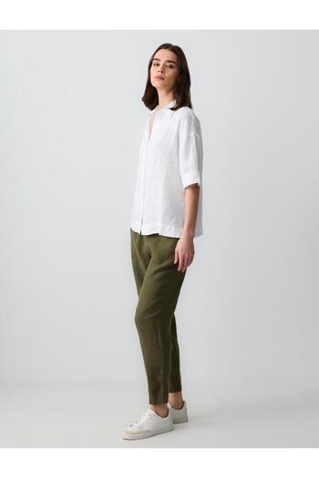 Jimmy Key Regular Fit Khaki Trousers