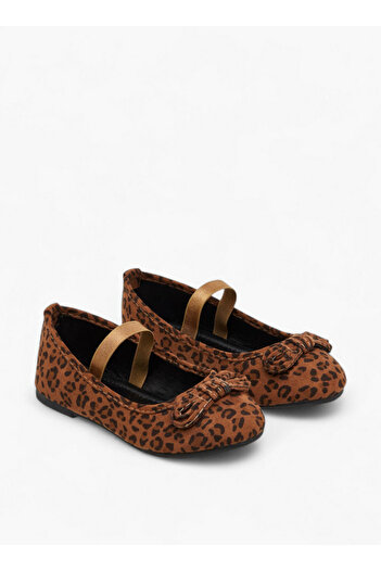 Flora Bella by Shoexpress Bow Embellished Ballerina Shoes with Elastic Strap Detail