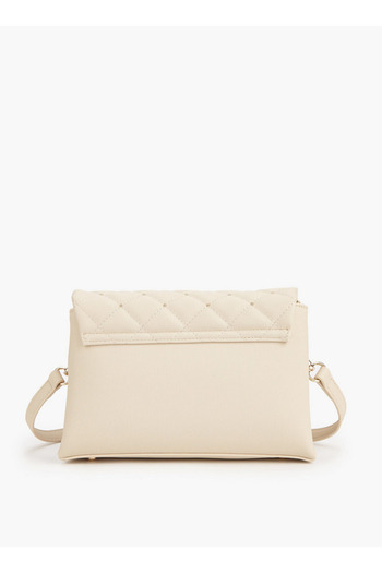 Flora Bella by Shoexpress Quilted Crossbody Bag with Button Closure W 24 x H16.5 x D 7.5 cm