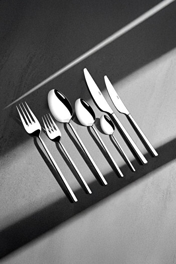 Nehir Gloria Simple 12 Person 84 Piece Boxed Cutlery Set