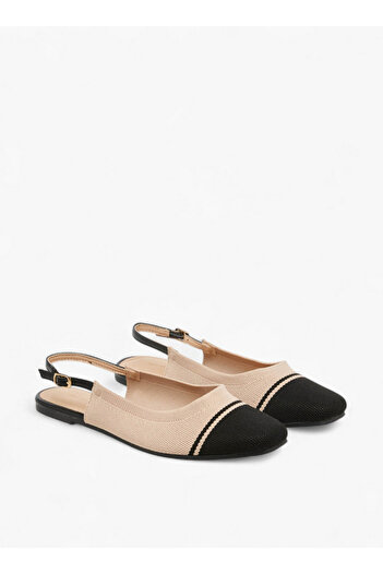 Flora Bella by Shoexpress Chain Accent Backstrap Sandals with Buckle Closure