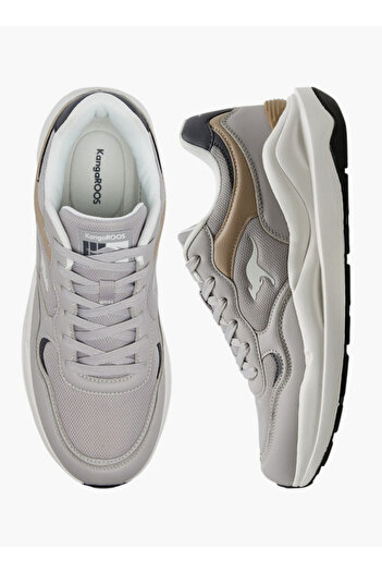 Kangaroos Men's Panelled Sports Shoes with Lace-Up Closure