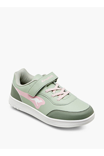 Kangaroos Girls' Panelled Sneakers with Hook and Loop Closure