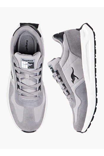 Kangaroos Men's Panelled Sports Shoes with Lace-Up Closure