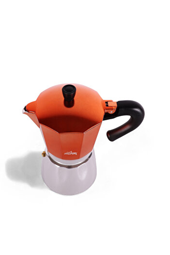 Any Morning Hliníková moka konvička 240 ml + měděný kávovar Hes-6 na espresso