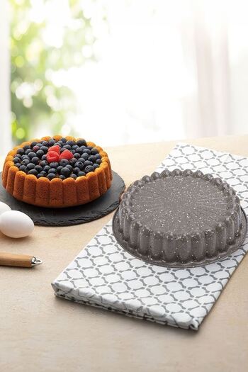 Chavin Carbon Steel 22 cm Round Sliced Tart Pie Cake Mold Cin803Khv