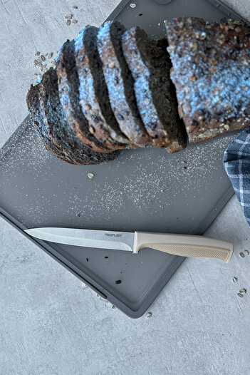 NEOFLAM Fika Microban Çok Amaçlı Bıçak 13Cm, Bej