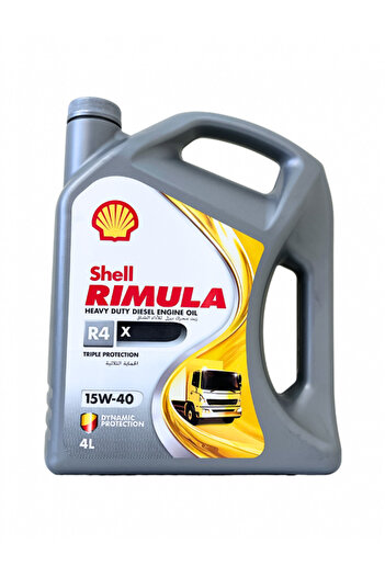 SHELL Rimula R4 Engine Oil 15W-40 Diesel 4 Liters