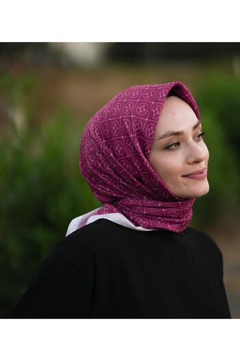 MONOOR Cardin Pattern Soft Scarf