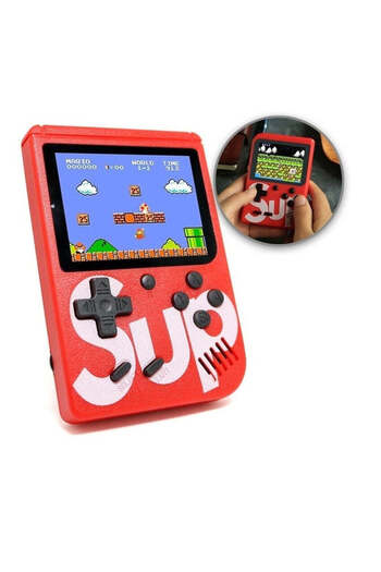SPEEDSTORE Mini retro console 400 in 1, 3" LCD, USB, portable