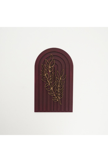 HARPİES Embossed |   Flower Detailed |   3 Piece Wooden Table |   25*15cm |   Tb2001