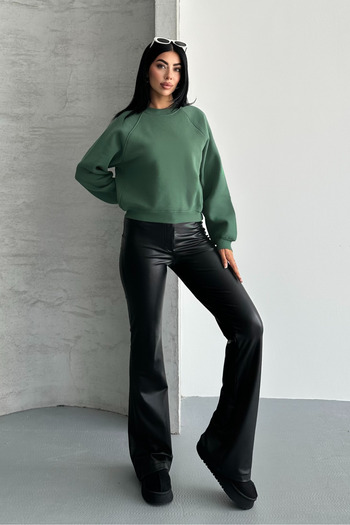 macharel jeans Zero Yaka Short Sweatshirt