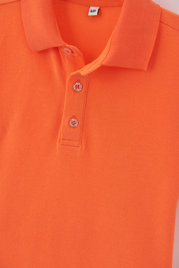Dagi Salmon Boy's Pique Polo Neck T-Shirt