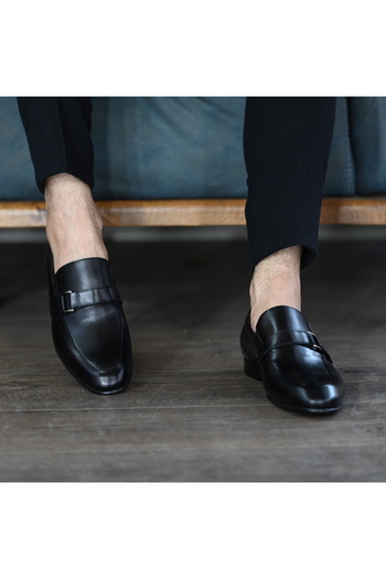 Savira Genuine Leather, Classic Model, 4 Seasons, Inner and Outer Leather Men's Shoes