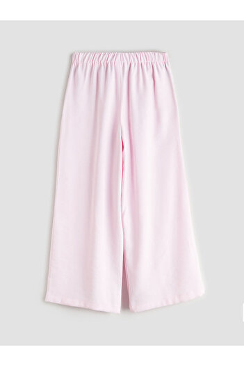 LC Waikiki Elastic Waist Pleated Girls' Trousers
