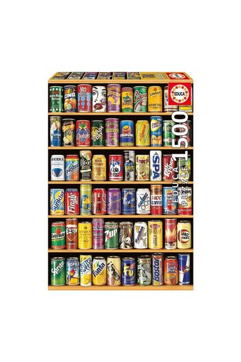 EDUCA Puzzle - Cans of Beer, 1500 pieces, includes puzzle glue
