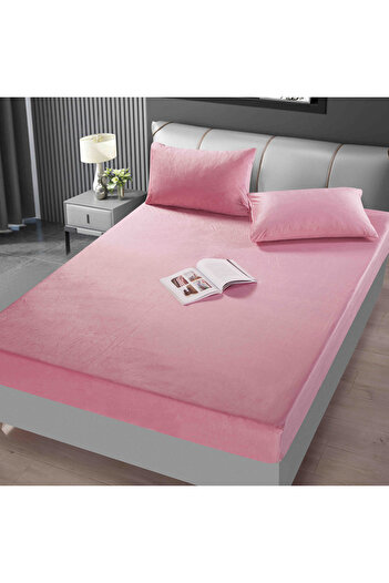 CHIRASO VELVET Bed Cover Set, with ELASTIC, for 180x200 and 160x200 mattress and 2 Pillowcases