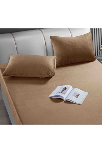 CHIRASO VELVET Bed Cover Set, with ELASTIC, for 180x200 and 160x200 mattress and 2 Pillowcases