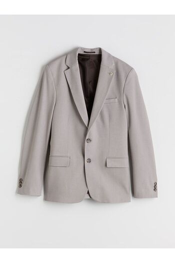 LC Waikiki Beige Slim Fit Men's Blazer Jacket