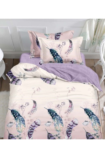 CHIRASO CHIRASO Bedding Set, 1 Person, ELASTIC Sheet 140x200cm, Duvet Cover 160x200cm, 2 Pillowcases