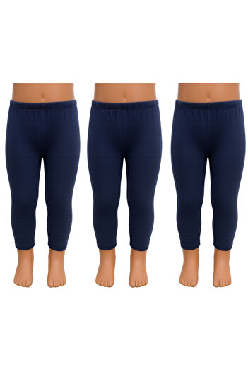 City Rose Fashion Girls’ Basic Leggings Set – 3 Pieces No Lace
