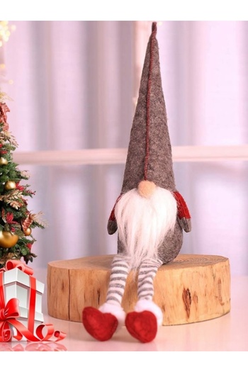 Yenigeldi 1Pc 35cm Gray Long Hat Gnome Tomte Luck Dwarf Christmas Ornament Party Decoration Ornament