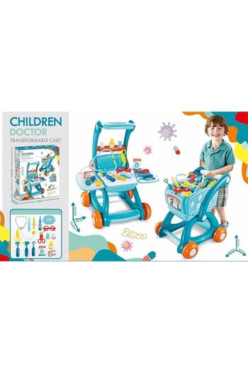 Generic 2-in-1 Doctor Set and Medical Cart by Merriboy