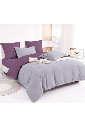 CHIRASO CHIRASO Linen, FINE THICK, TWO-COLOURED Classic Sheet 230x250cm, Duvet Cover 200x230cm, 4 Pillowcases