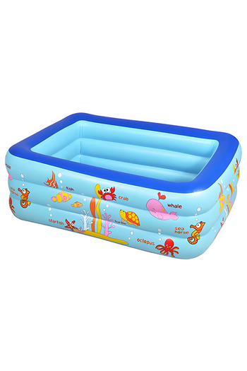 jonaeinah Inflatable pool for children 130 x 90 x 45 cm